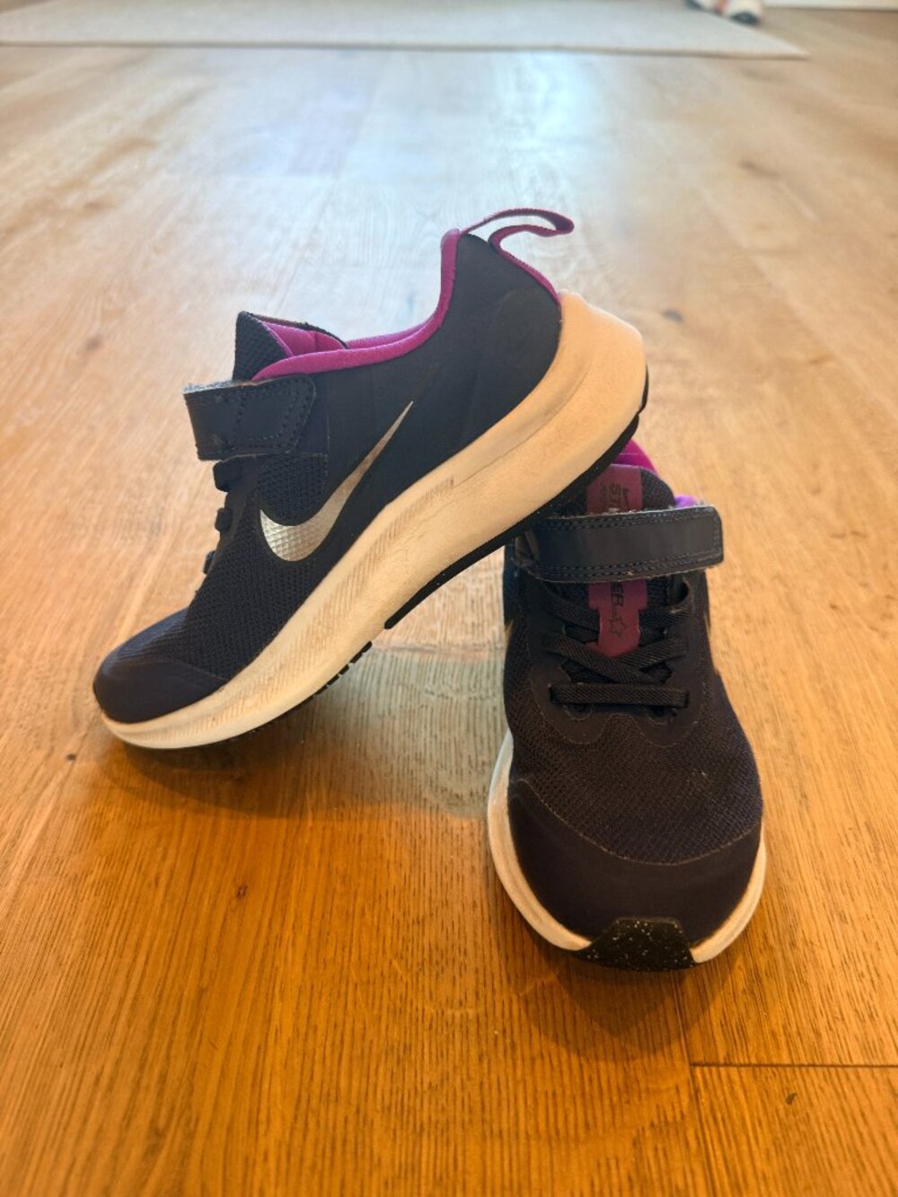 Girls Nike Star Runner - Navy - 12Y